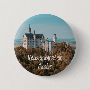 Bóton Redondo 5.08cm Castelo Neuschwanstein Alemanha