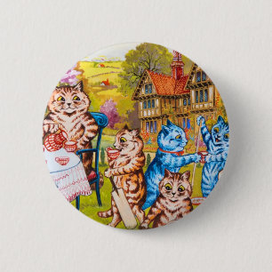 Bóton Redondo 5.08cm Cat Garden Party