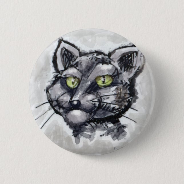 Bóton Redondo 5.08cm Cat Shorthair (Frente)