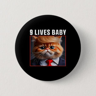 Bóton Redondo 5.08cm Cat Trump 9 Livres Baby _1