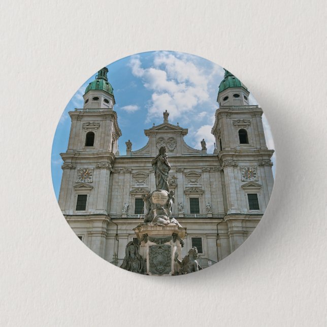 Bóton Redondo 5.08cm Catedral de Salzburgo (Frente)