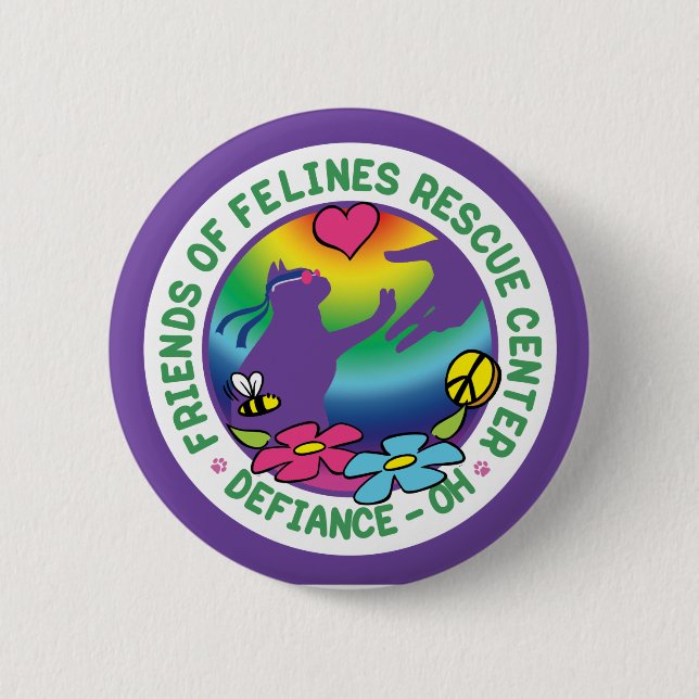 Bóton Redondo 5.08cm Catstock3 - botão 2014 do logotipo (Frente)