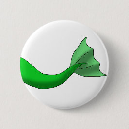 Bóton Redondo 5.08cm Cauda verde da sereia