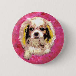 Bóton Redondo 5.08cm Cavalier King Charles Spaniel