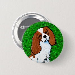 Bóton Redondo 5.08cm Cavalier King Charles Spaniel Botão
