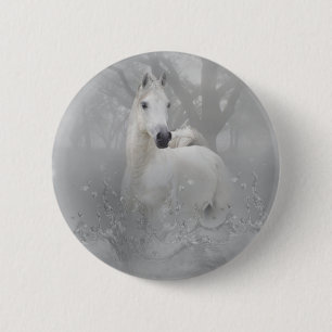 Bóton Redondo 5.08cm Cavalo da fantasia