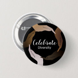 Bóton Redondo 5.08cm Celebre a Diversidade