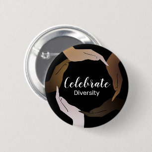 Bóton Redondo 5.08cm Celebre a Diversidade