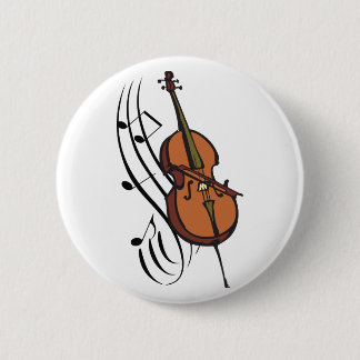 Bóton Redondo 5.08cm Cello e Música