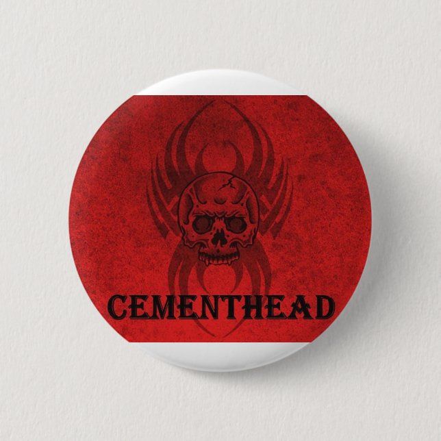 Bóton Redondo 5.08cm cementhead logo1 (Frente)
