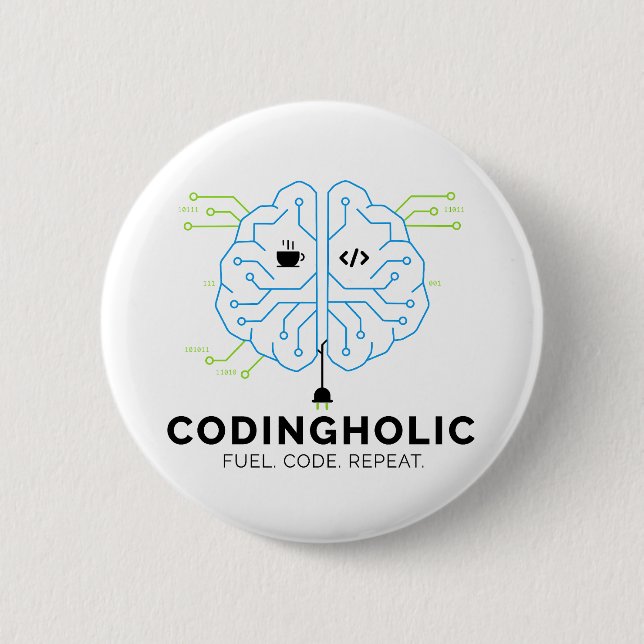 Bóton Redondo 5.08cm Cerebro de Placa de Circuito Codificador de Pino G (Frente)
