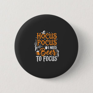 Bóton Redondo 5.08cm Cerveja Hocus Pocus Design de Halloween_1