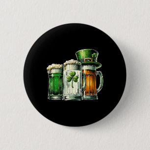 Bóton Redondo 5.08cm Cerveja Irlandesa Bandeira da Irlanda Dia de São P