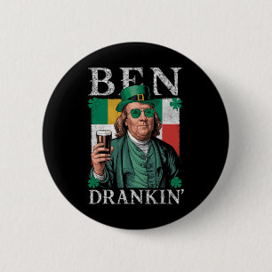 Bóton Redondo 5.08cm Cerveja Irlandesa Ben Drankin - Dia de São Patríci