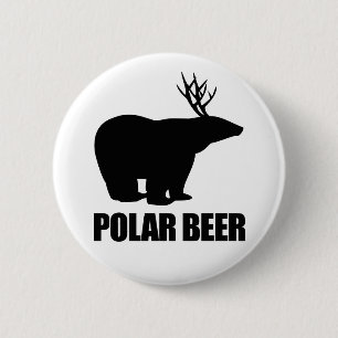 Bóton Redondo 5.08cm Cerveja polar