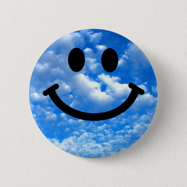 Bóton Redondo 5.08cm Céu (Frente)