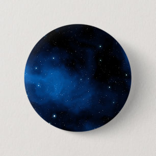 Bóton Redondo 5.08cm Céu estrelado azul