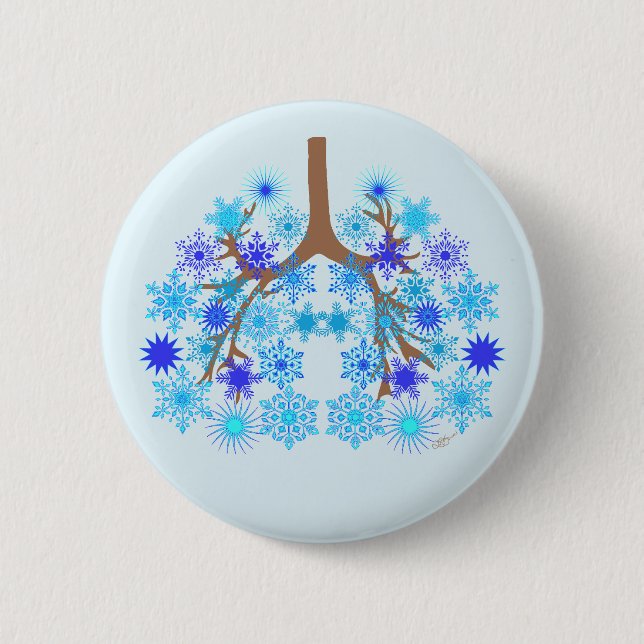 Bóton Redondo 5.08cm CF inverno (Frente)