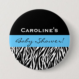 Bóton Redondo 5.08cm Chá de fraldas para o nome moderno do costume da