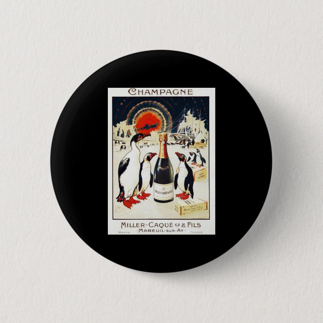 Bóton Redondo 5.08cm Champagne Miller-Caque & Fils (Frente)