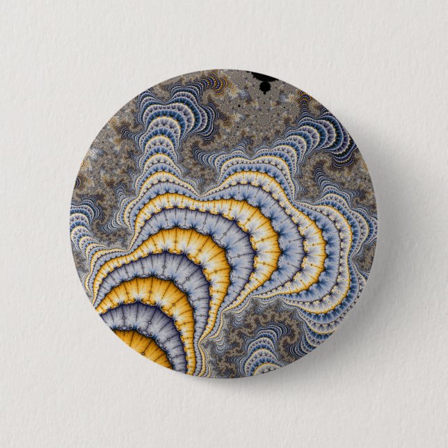 Bóton Redondo 5.08cm Chapas Fractais - Fractais (Frente)