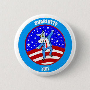 Bóton Redondo 5.08cm Charlotte 2012 DNC