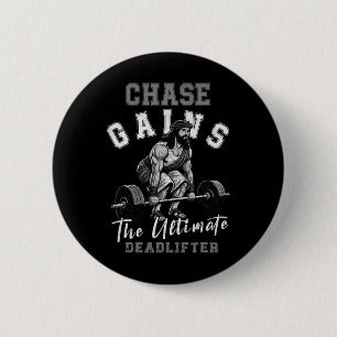 Bóton Redondo 5.08cm Chase ganha a Jesus, o último Deadlifador engraçad