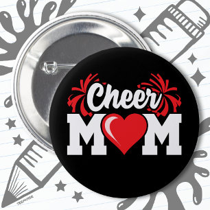 Bóton Redondo 5.08cm Cheerleader escolar esquadrão esportes orgulhosos 