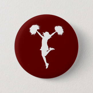Bóton Redondo 5.08cm Cheerleading customizável do cheerleader do fundo