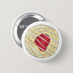 Bóton Redondo 5.08cm Cherry Danish Viennoiserie Paery Chef Bakery