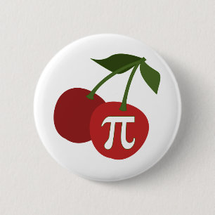 Bóton Redondo 5.08cm Cherry Pi Day
