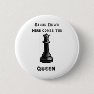 Bóton Redondo 5.08cm Chess Queen