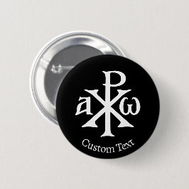 Bóton Redondo 5.08cm Chi Rho Christograma