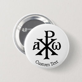 Bóton Redondo 5.08cm Chi Rho Christograma