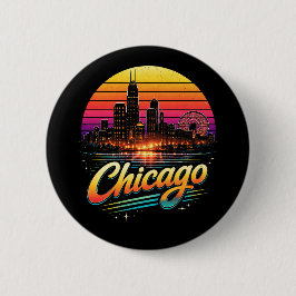 Bóton Redondo 5.08cm Chicago