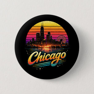 Bóton Redondo 5.08cm Chicago