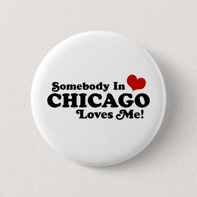 Bóton Redondo 5.08cm Chicago (Frente)