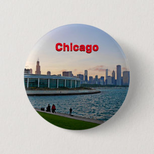 Bóton Redondo 5.08cm Chicago Pin