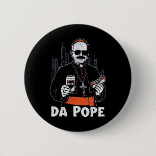Bóton Redondo 5.08cm Chicago Pope Leo Xiv da Pope