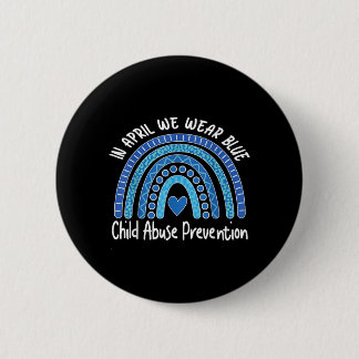 Bóton Redondo 5.08cm Child Abuse Prevention Awareness Month April