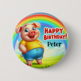 Bóton Redondo 5.08cm Child's birthday badge 