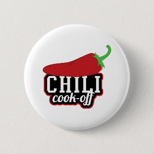 Bóton Redondo 5.08cm Chili Cook-Off