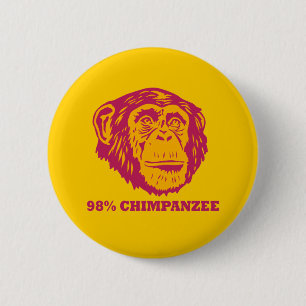 Bóton Redondo 5.08cm Chimpanzé de 98%