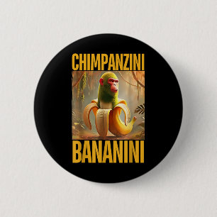 Bóton Redondo 5.08cm Chimpanzini Bananini Italiano Brainrot Memys Gi