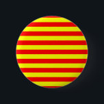 Bóton Redondo 5.08cm china kyrgyzstan spain flag stripes red yellow pat<br><div class="desc">china kyrgyzstan spain flag stripes red yellow pattern</div>