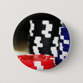 Bóton Redondo 5.08cm Chips Joando Casino Ganham Prêmio de Sorte de Jogo