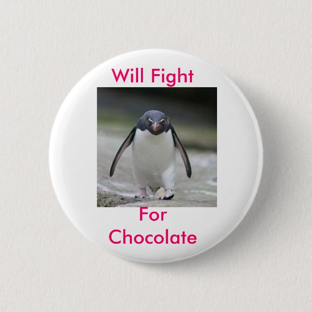 Bóton Redondo 5.08cm Chocolate (Frente)