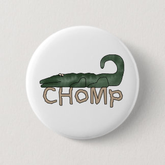 Bóton Redondo 5.08cm Chomp o camiseta e os presentes do jacaré