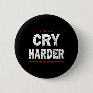 Bóton Redondo 5.08cm Chore Mais Trump 2024 Logo Engraçado Republicano P