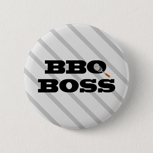 Bóton Redondo 5.08cm CHURRASCO Boss (Frente)